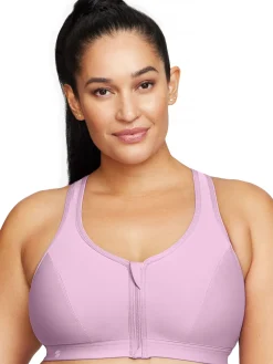 Glamorise Soutien-gorge sport fermeture éclair