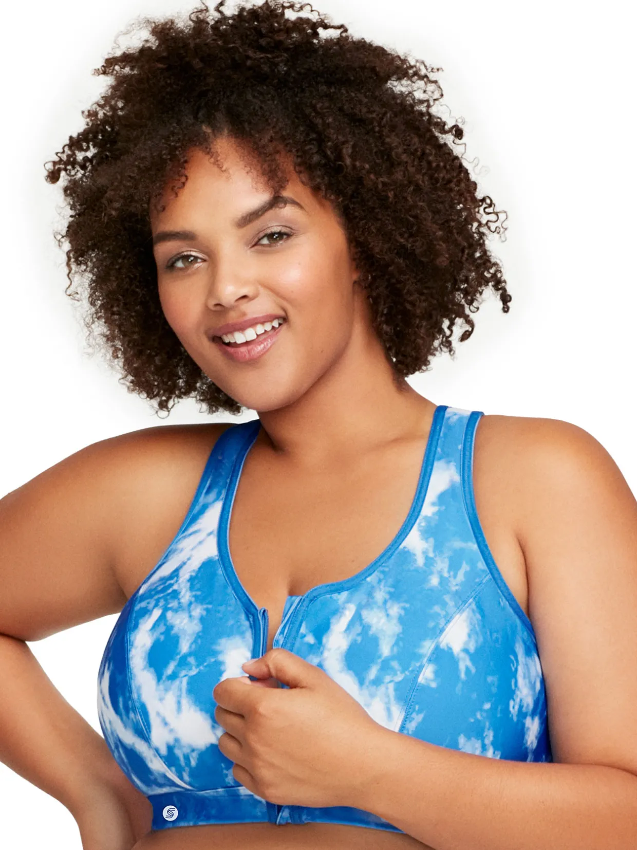 Glamorise Soutien-gorge sport fermeture éclair