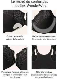 Glamorise Soutien-gorge WonderWire à armatures