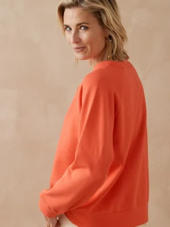 Femme Daxon Sweat-shirt brodé en molleton