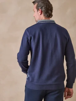 Homme Daxon Sweat-shirt col montant zippé