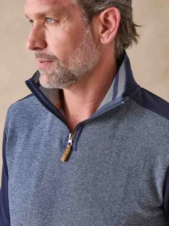 Homme Daxon Sweat-shirt col montant zippé