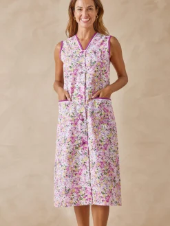 Femme Daxon Tablier sans manches boutonné