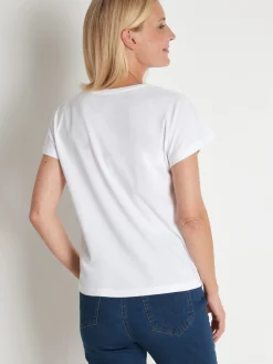 Femme Daxon Tee-shirt à message "Fabuleuse"