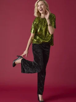 Femme Daxon Tee-shirt à sequins