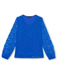 Femme Daxon Tee-shirt avec dentelle