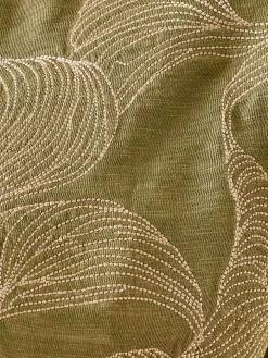 Femme Daxon Tee-shirt brodé encolure tunisienne