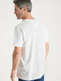 Homme Daxon Tee-shirt chiné motif nautique