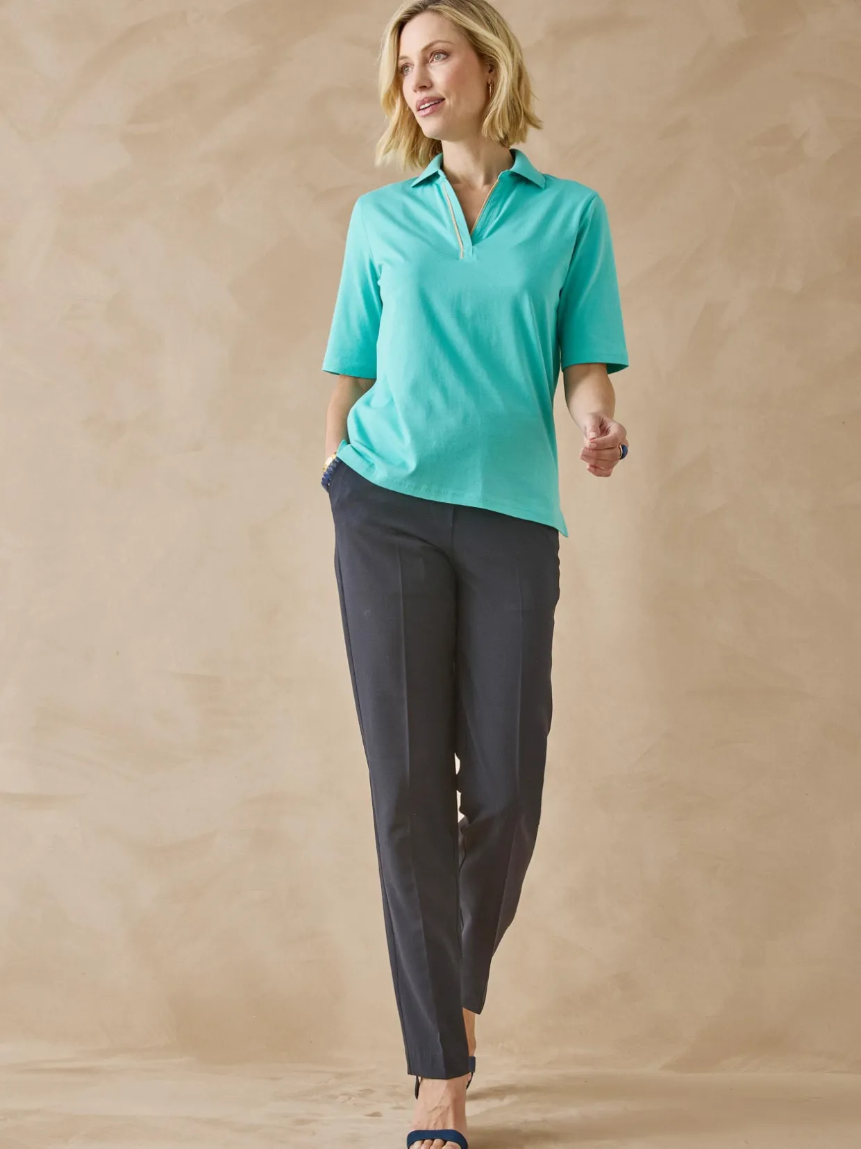 Femme Daxon Tee-shirt col polo