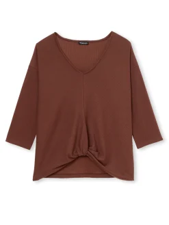 Femme Daxon Tee-shirt côtes plates