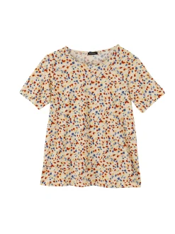 Daxon Tee-shirt de pyjama pur coton