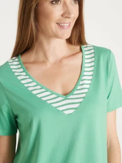 Femme Daxon Tee-shirt effet 2 en 1