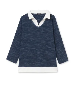 Femme Daxon Tee-shirt effet 2 en 1