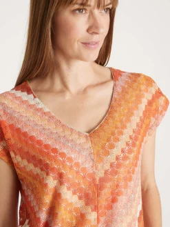 Femme Daxon Tee-shirt effet dentelle