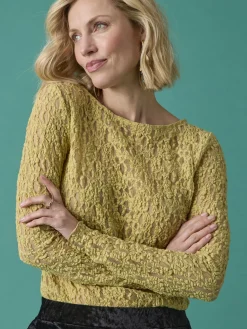 Femme Daxon Tee-shirt en dentelle