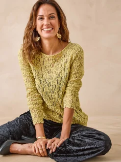 Femme Daxon Tee-shirt en dentelle