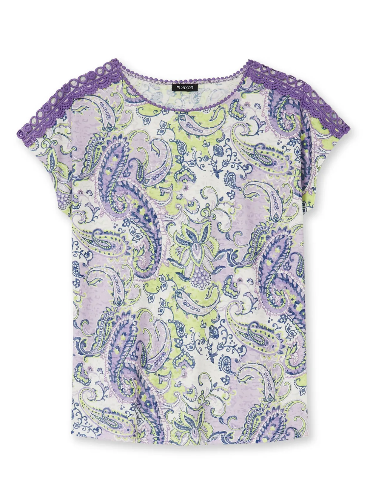 Femme Daxon Tee-shirt en maille dévorée