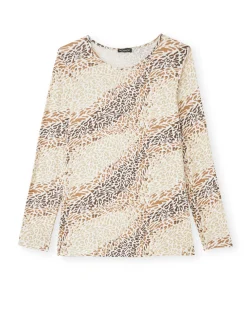 Femme Daxon Tee-shirt en maille flammée