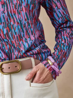 Femme Daxon Tee-shirt en maille gaufrée