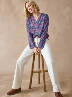 Femme Daxon Tee-shirt en maille gaufrée