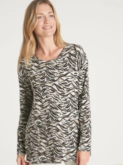 Femme Daxon Tee-shirt en maille émerisée