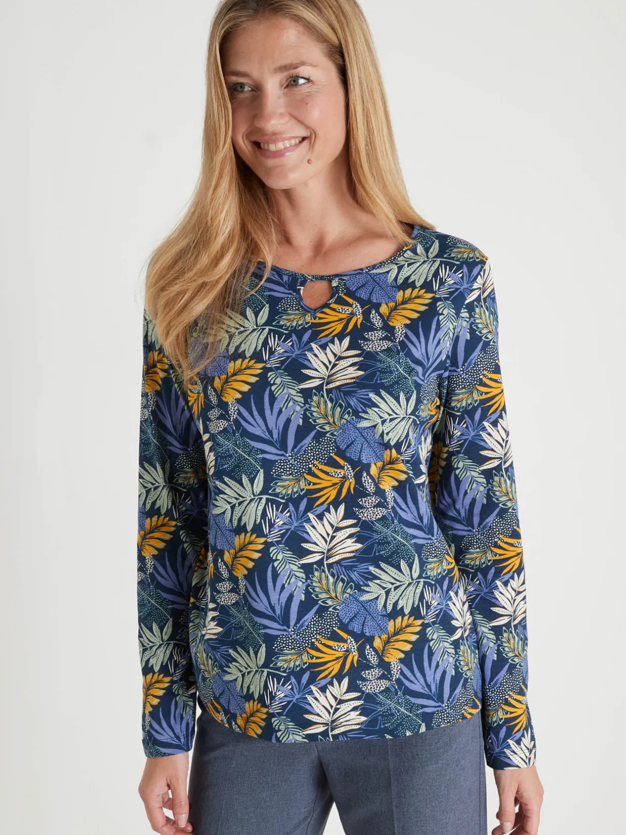 Femme Daxon Tee-shirt encolure fantaisie