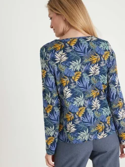 Femme Daxon Tee-shirt encolure fantaisie