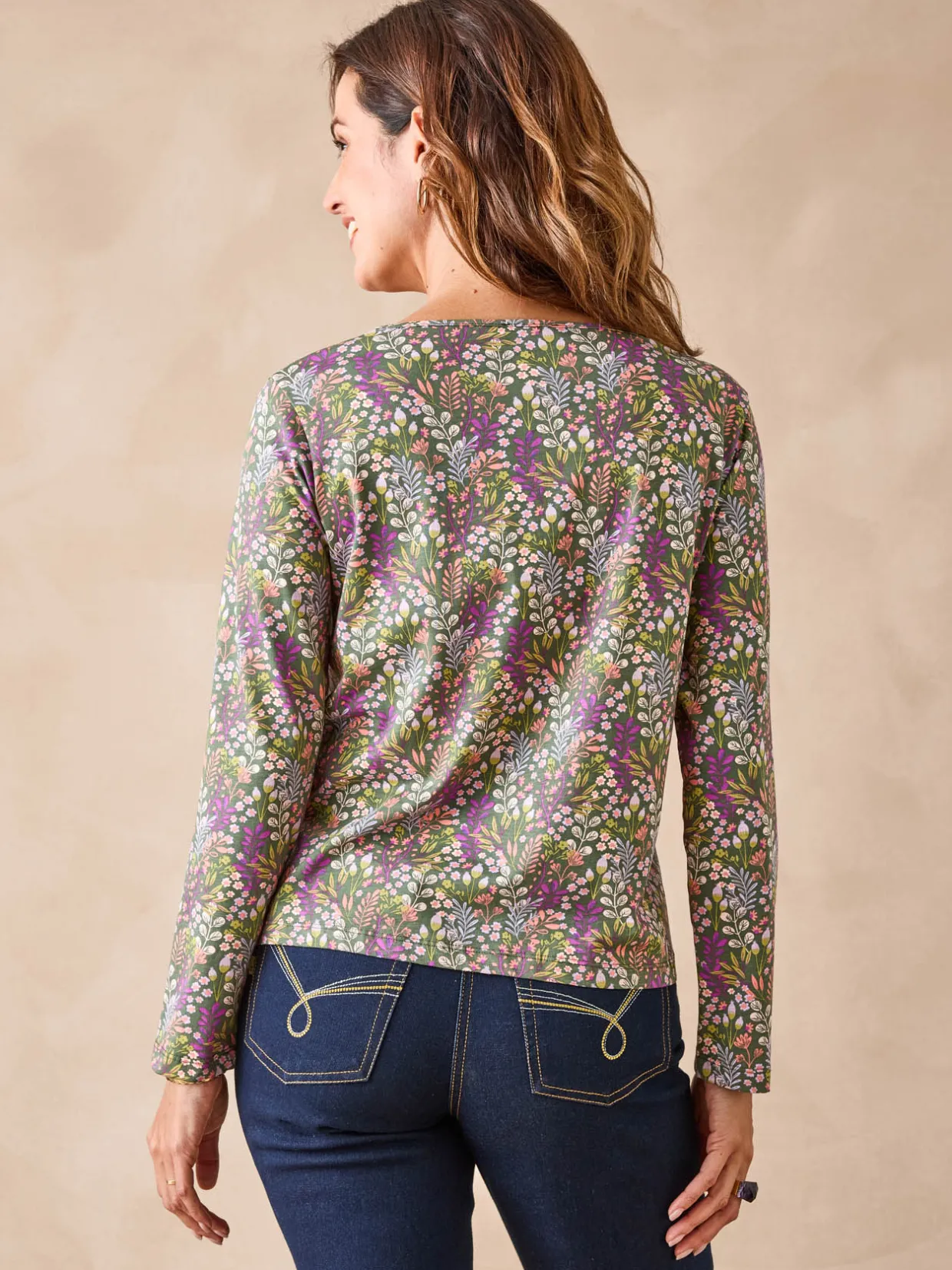 Femme Daxon Tee-shirt encolure fantaisie