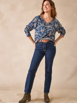 Femme Daxon Tee-shirt encolure fantaisie