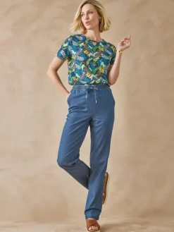 Femme Daxon Tee-shirt encolure fantaisie