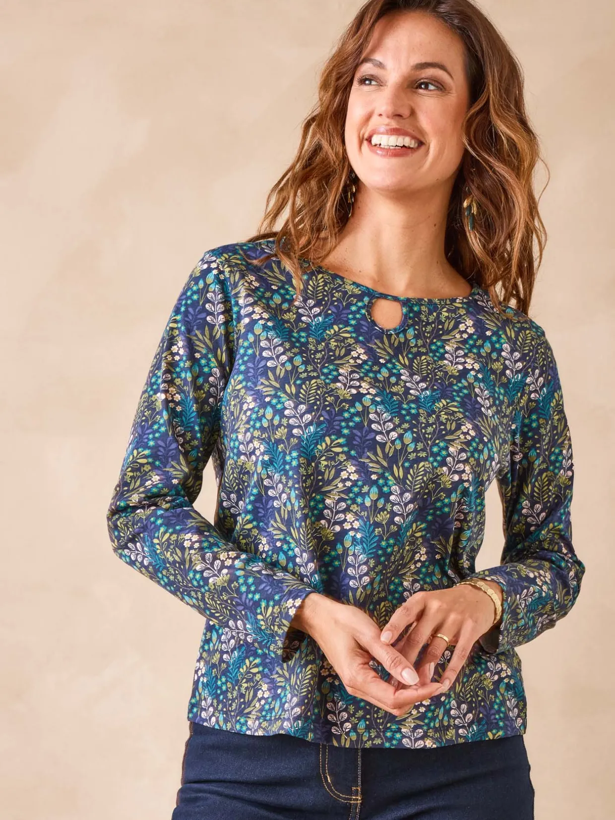 Femme Daxon Tee-shirt encolure fantaisie