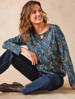 Femme Daxon Tee-shirt encolure fantaisie