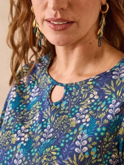 Femme Daxon Tee-shirt encolure fantaisie