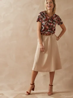 Femme Daxon Tee-shirt encolure fantaisie