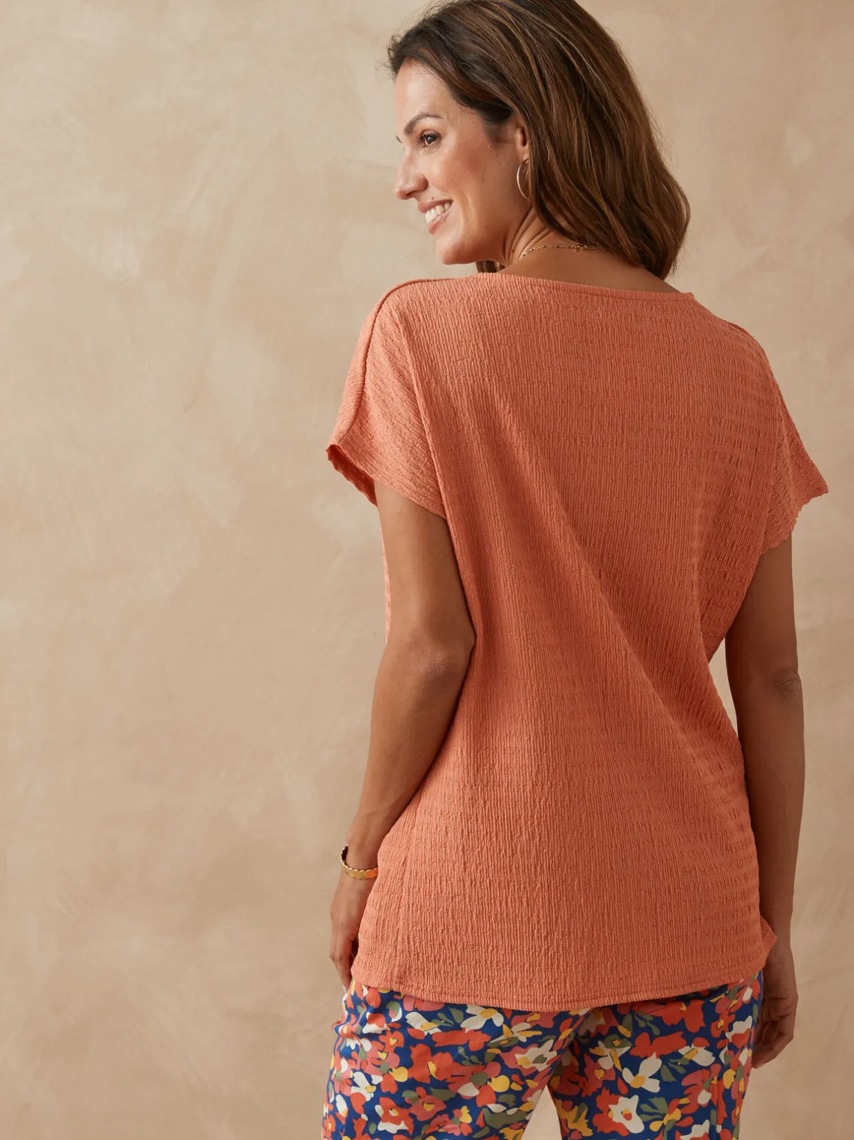 Femme Daxon Tee-shirt encolure fantaisie