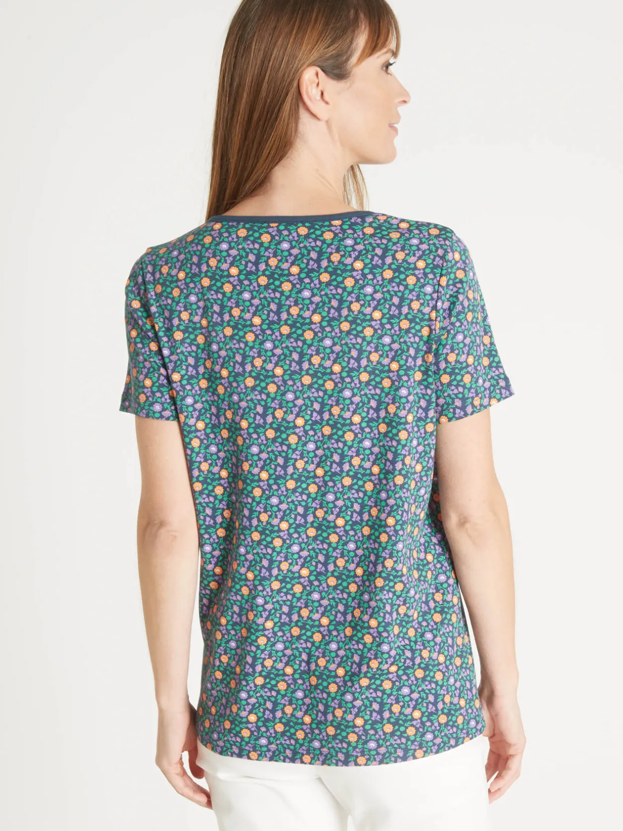 Femme Daxon Tee-shirt fantaisie pur coton