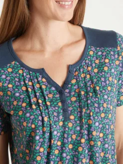 Femme Daxon Tee-shirt fantaisie pur coton