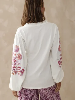 Femme Daxon Tee-shirt fantaisie pur coton