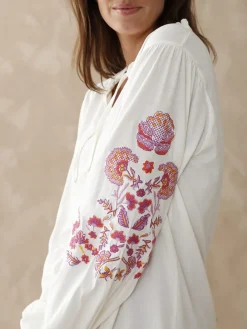 Femme Daxon Tee-shirt fantaisie pur coton