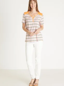 Femme Daxon Tee-shirt fantaisie pur coton