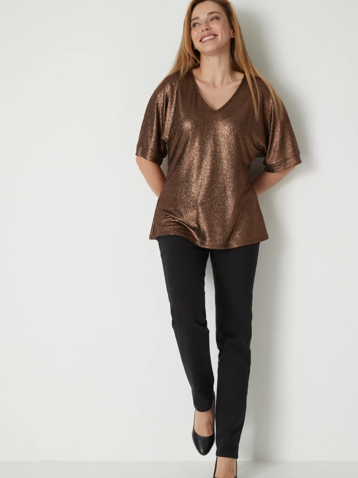 Femme Daxon Tee-shirt irisé