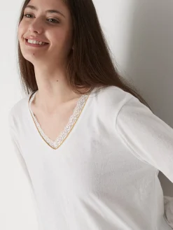 Femme Daxon Tee-shirt maille émerisée