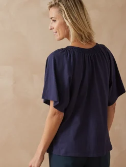 Femme Daxon Tee-shirt manches courtes papillon