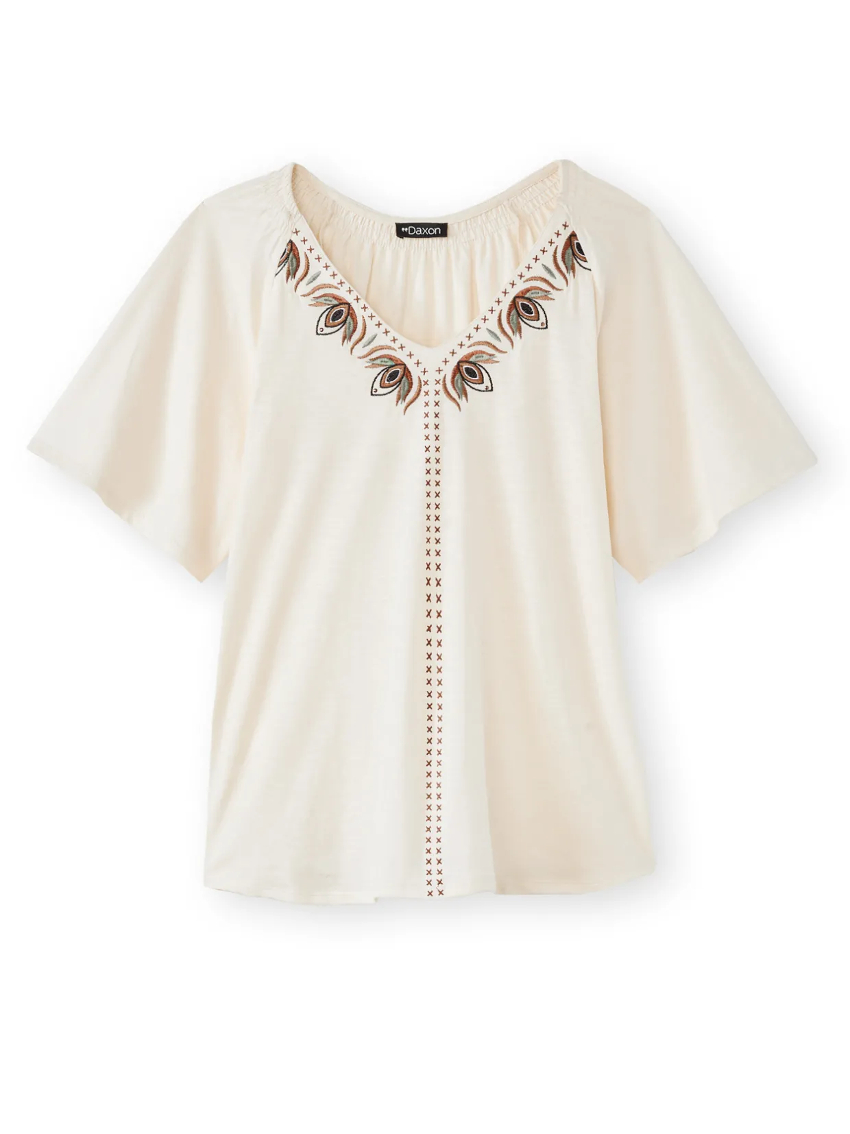 Femme Daxon Tee-shirt manches courtes papillon