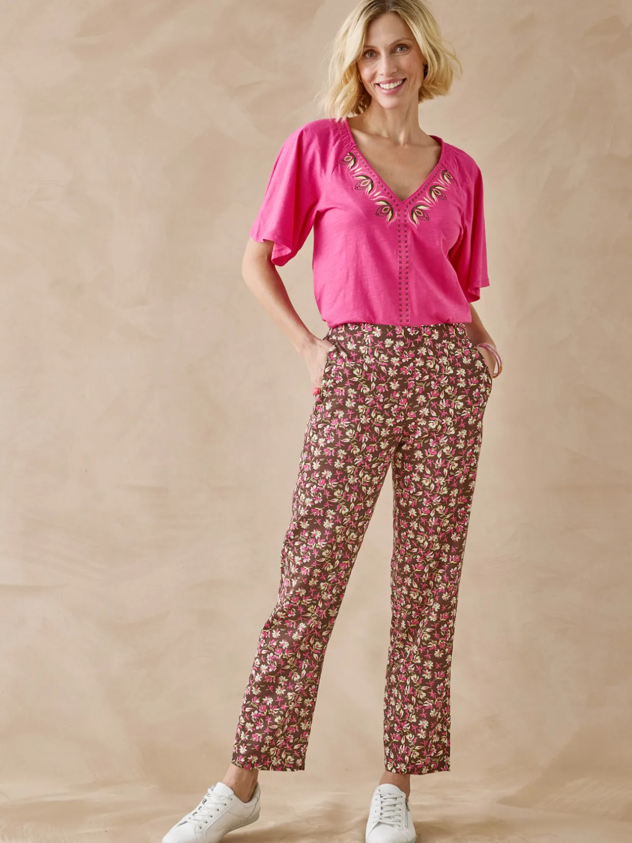 Femme Daxon Tee-shirt manches courtes papillon