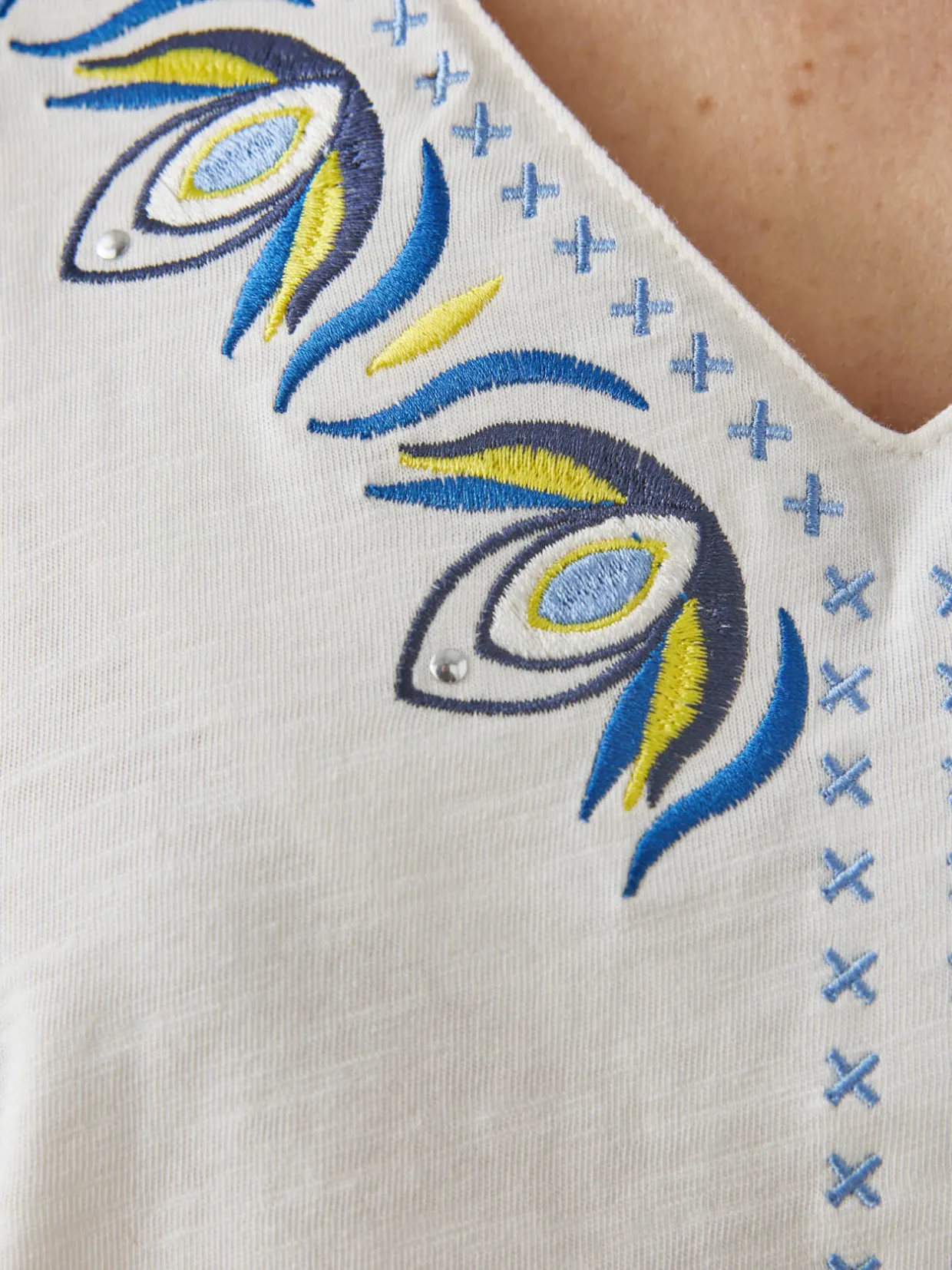 Femme Daxon Tee-shirt manches courtes papillon