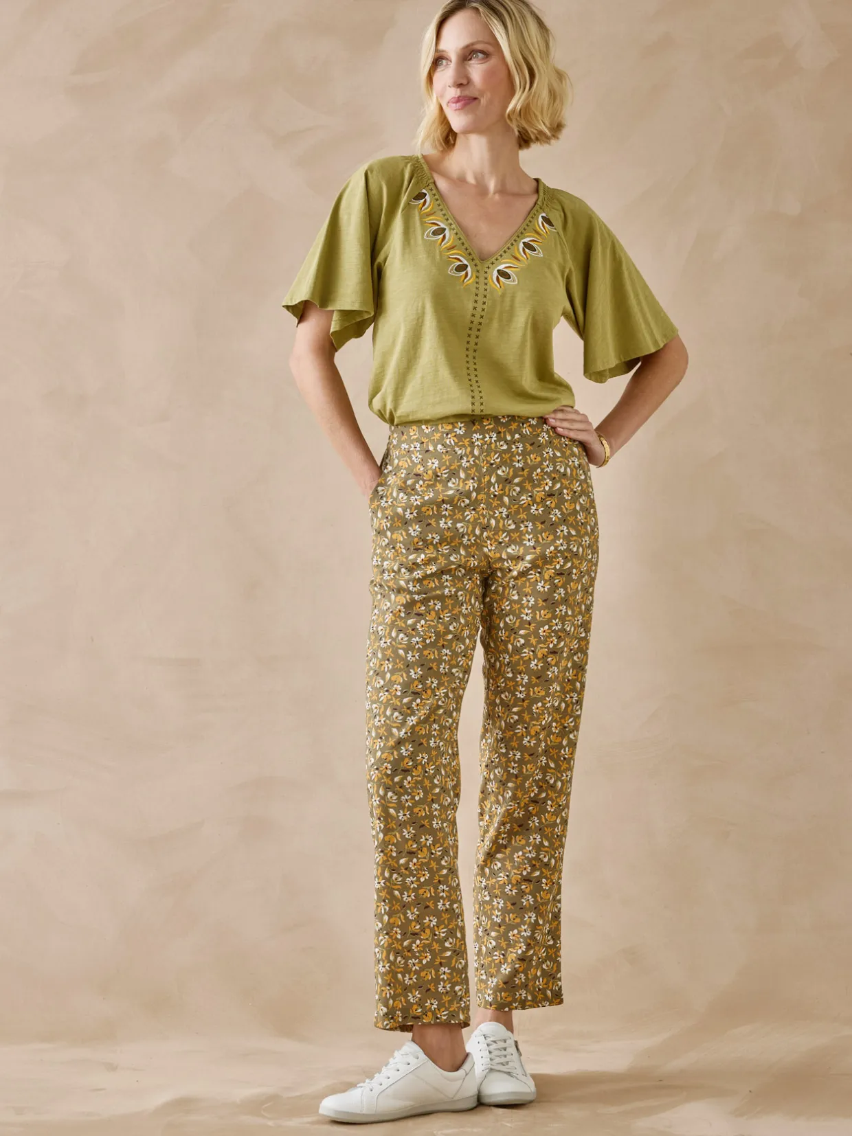 Femme Daxon Tee-shirt manches courtes papillon