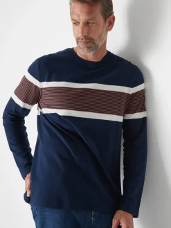 Homme Daxon Tee-shirt manches longues pur coton