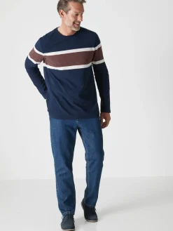 Homme Daxon Tee-shirt manches longues pur coton