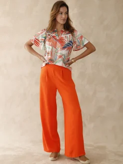 Femme Daxon Tee-shirt manches papillon